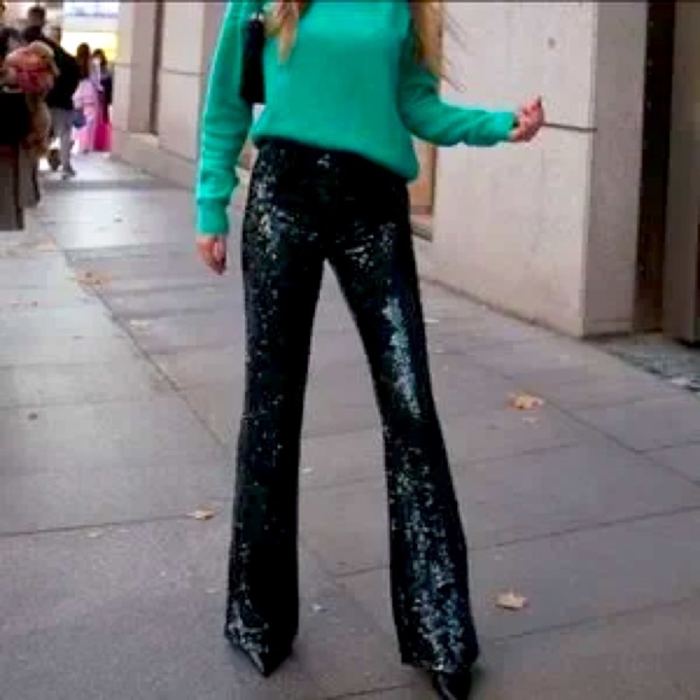 Brand New Sequin GREEN pants